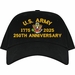U.S. Army 250th Anniversary Embroidered Cap