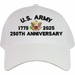 U.S. Army 250th Anniversary Embroidered Cap