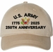 U.S. Army 250th Anniversary Unstructured Dad Cap
