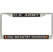 U.S. Army 25th Infantry Division License Plate Frame