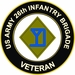 U.S. Army 26th Infantry Brigade Veteran Sticker Decal