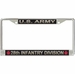 U.S. Army 28th Infantry Division License Plate Frame