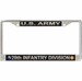 U.S. Army 29th Infantry Division License Plate Frame