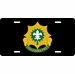 U.S. Army 2nd Armored Cavalry Regiment Unit Crest License Plate