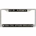 U.S. Army 358th Civil Affairs Brigade License Plate Frame