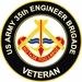 U.S. Army 35th Engineer Brigade Unit Crest Veteran Sticker Decal