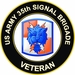 U.S. Army 35th Signal Brigade Veteran Sticker Decal