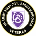 U.S. Army 360th Civil Affairs Brigade Veteran Sticker Decal