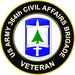 U.S. Army 364th Civil Affairs Brigade Veteran Sticker Decal