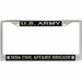 U.S. Army 365th Civil Affairs Brigade License Plate Frame