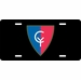 U.S. Army 38th Infantry Division License Plate