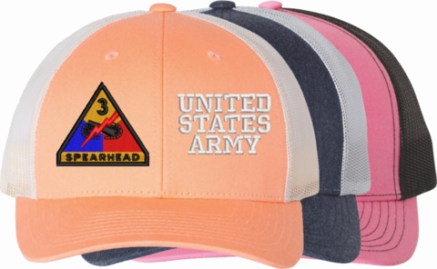 U.S. Army 3rd Armored Division United States Army Women's Split-Cap