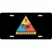 U.S. Army 3rd Armored License Plate