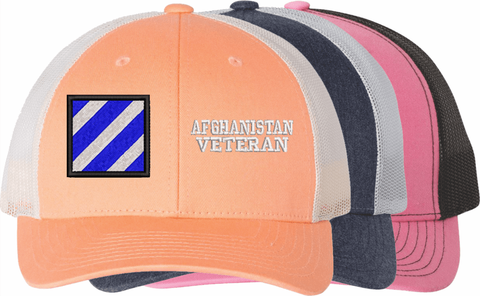 U.S. Army 3rd Infantry Division Afghanistan Veteran Women's Split-Cap