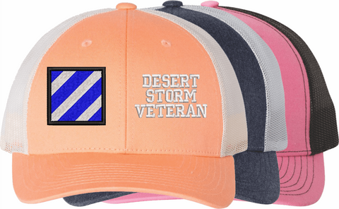 U.S. Army 3rd Infantry Division Desert Storm Veteran Women's Split-Cap