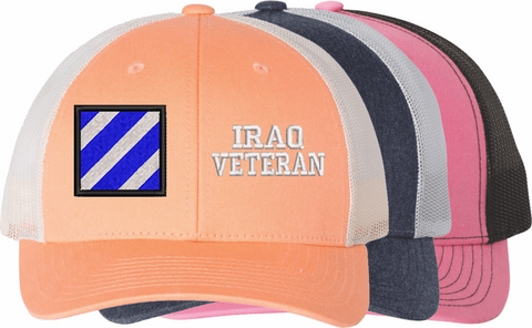 U.S. Army 3rd Infantry Division Iraq Veteran Women's Split-Cap
