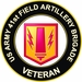 U.S. Army 41st Field Artillery Brigade Veteran Sticker Decal