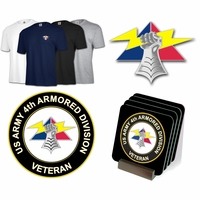 U.S. Army 4th Armored Division Shop Thumbnail Illustration