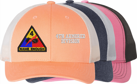 U.S. Army 4th Armored Division Women's Split-Cap