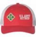 U.S. Army 4th Infantry Division Retired Women's Split-Cap