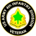 U.S. Army 4th Infantry Division Unit Crest Veteran Sticker Decal