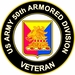 U.S. Army 50th Armor Unit Crest Veteran Sticker Decal