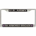 U.S. Army 5th Armored Brigade License Plate Frame
