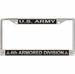 U.S. Army 5th Armored Division License Plate Frame