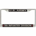 U.S. Army 5th Infantry Division License Plate Frame