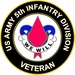 U.S. Army 5th Infantry Unit Crest Veteran Sticker Decal