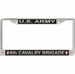 U.S. Army 6th Cavalry Brigade License Plate Frame