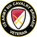 U.S. Army 6th Cavalry Brigade Veteran Sticker Decal