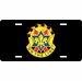 U.S. Army 6th Infantry Division Unit Crest License Plate