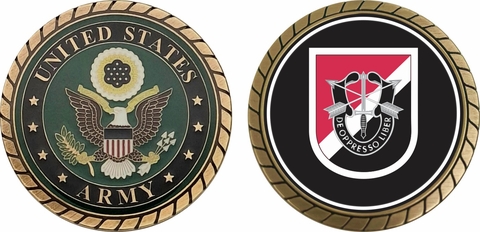 U.S. Army 6th Special Forces Group Flash Challenge Coin