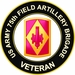 U.S. Army 75th Field Artillery Brigade Veteran Sticker Decal