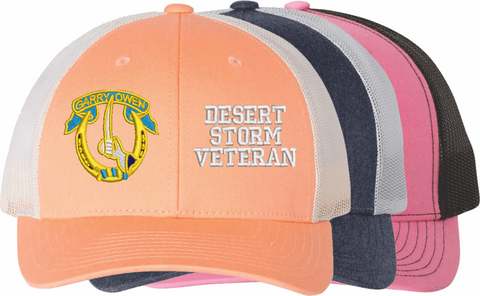 U.S. Army 7th Cavalry Regiment Desert Storm Veteran Women's Split-Cap