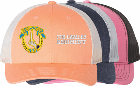 U.S. Army 7th Cavalry Regiment Women's Split-Cap