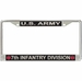 U.S. Army 7th Infantry Division License Plate Frame