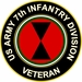 U.S. Army 7th Infantry Division Veteran Sticker Decal