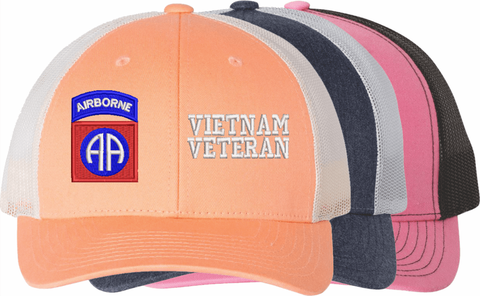 U.S. Army 82nd Airborne Division Vietnam Veteran Women's Split-Cap