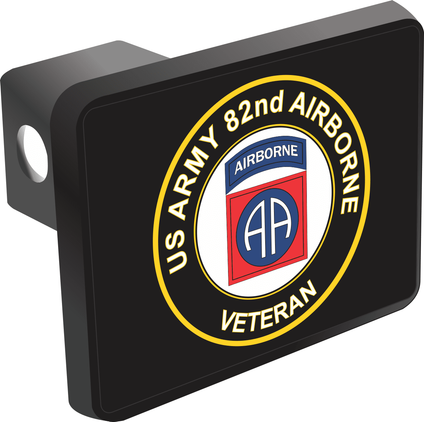 U.S. Army 82nd Airborne Veteran Hitch Cover