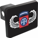 U.S. Army 82nd Airborne with Jump Wings Hitch Cover