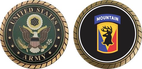 U.S. Army 86th Brigade Combat Team Challenge Coin