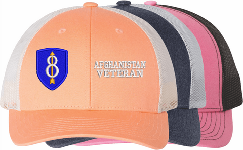 U.S. Army 8th Infantry Division Afghanistan Veteran Women's Split-Cap