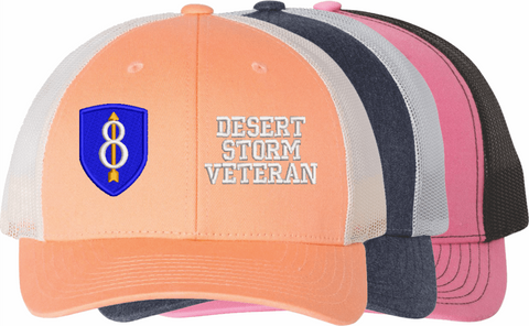 U.S. Army 8th Infantry Division Desert Storm Veteran Women's Split-Cap
