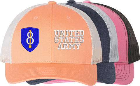 U.S. Army 8th Infantry Division United States Army Women's Split-Cap