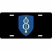 U.S. Army 8th Infantry License Plate