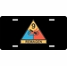 U.S. Army 9th Armored Division REMAGEN License Plate