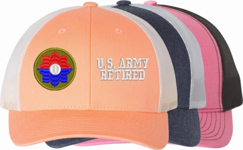 U.S. Army 9th Infantry Division Retired Women's Split-Cap