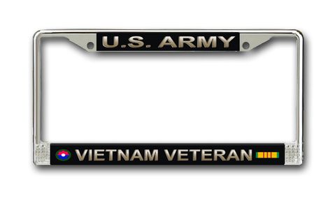 U.S. Army 9th Infantry Division Vietnam Veteran License Plate Frame